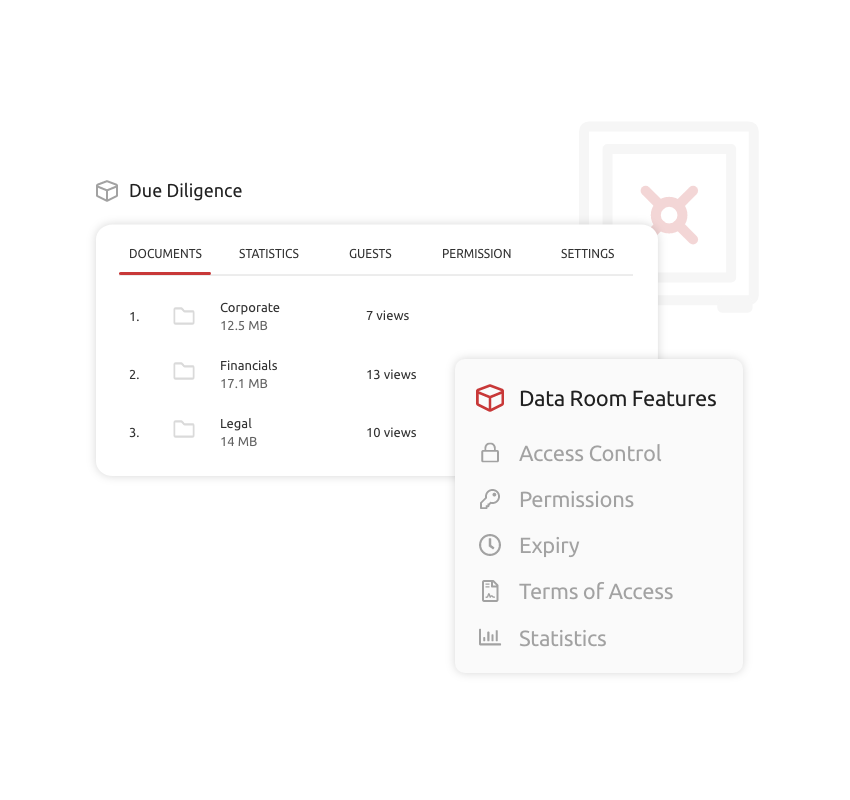 Digify Data Room Features